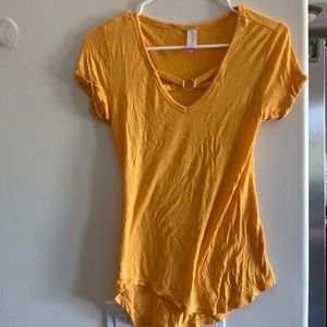 No Boundaries yellow t shirt